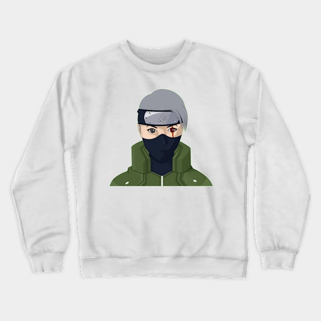 kakashi woman parody Crewneck Sweatshirt by vegeteeshirt